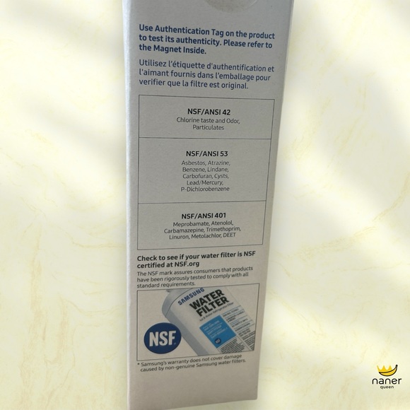 Samsung Refrigerator Water Filter 4 Pack - Picture 3 of 5